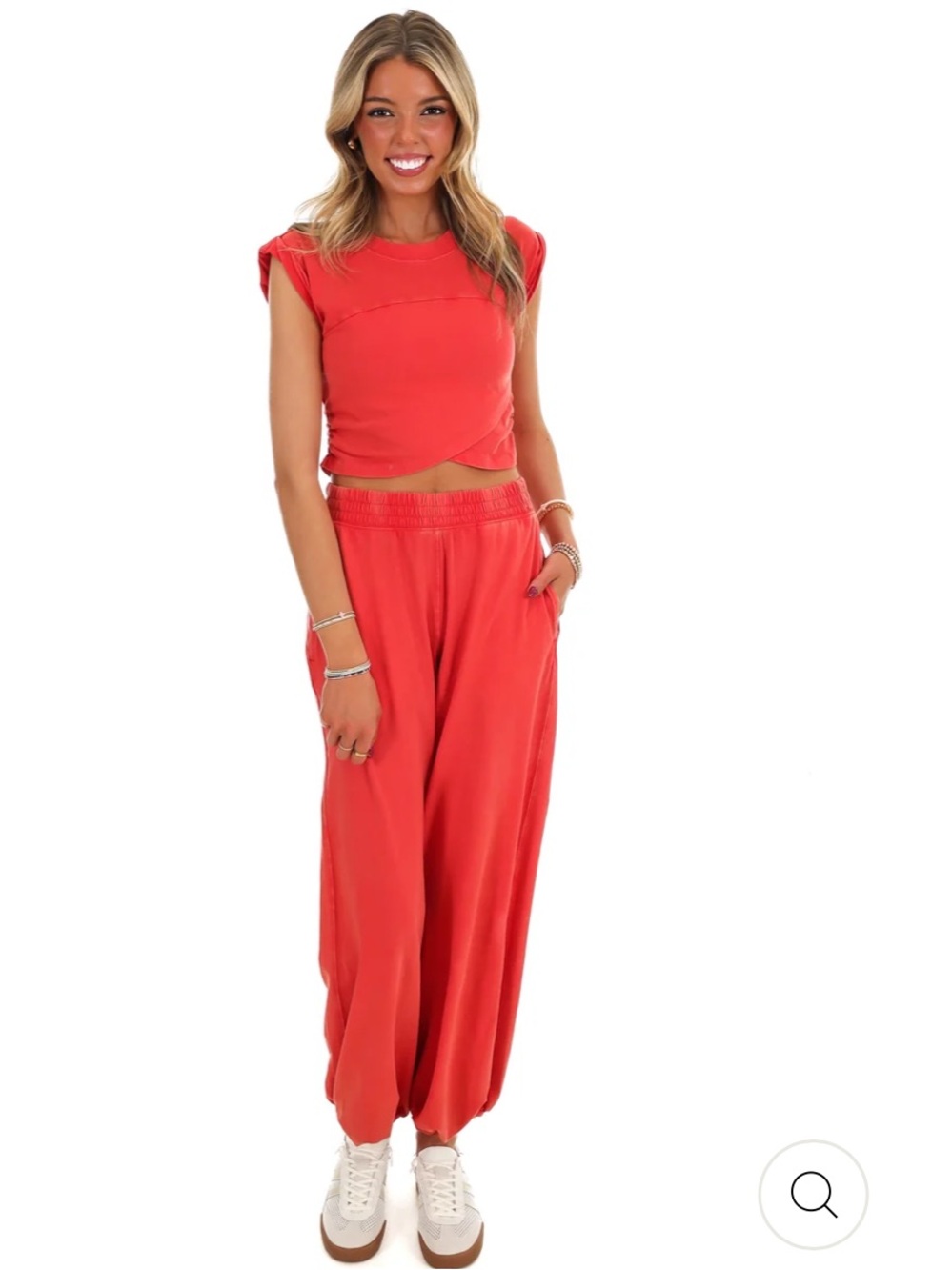 FP Movement Women's Crossover Set in grapefruit size xs